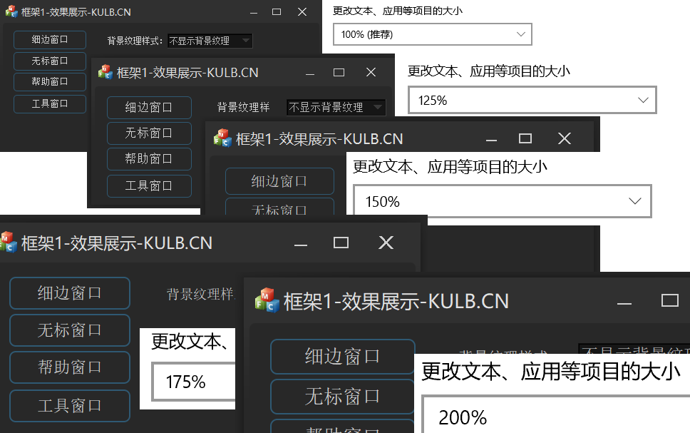 多重缩放比例展示
